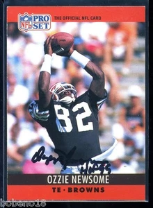Ozzie Newsome HOF signed autographed Auto 1990 Pro Set card #82 Browns - Picture 1 of 1