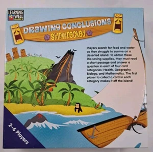 Shipwrecked Learning Well Game Drawing Conclusions - Excellent Condition - Picture 1 of 13