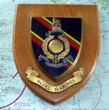 Old  Royal Marines Per Mare Per Terram  Regiment Oak Crest Shield Plaque x