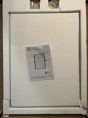 Elegant Lighting MR6E2432SIL Everly Bathroom Vanity Mirror 32"x24" in Silver NEW - Image 1 of 4