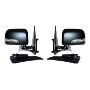 W LED DOOR MIRRORS PAIR 97-06 FIT TOYOTA HILUX LN145 165 166 LN170 RZN173 LZN165 - Foto 1 di 6