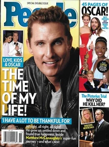 People Magazine Matthew McConaughey Oscars Randy Travis Oscar Pistorius 2014 . - Picture 1 of 6