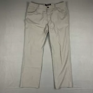 Alberto Ceramica Pants Mens 36x31* Gray Tan Stone Modern Fit Performance Golf - Bild 1 von 15