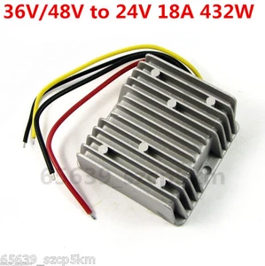 Waterproof Buck Converter Step Down Module Power Supply 36V/48V to 24V 18A 432W - Picture 1 of 3
