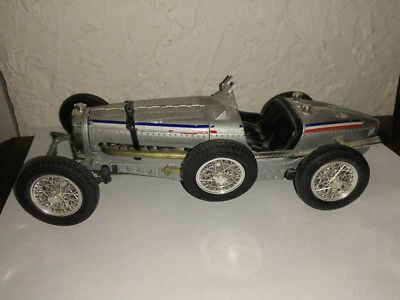 Ancienne Miniature Burago 1/18 Bugatti Type 59 1934 grise - Photo 1/4