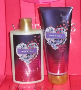 Victoria's Secret Love Spell Limited Edition Body Lotion & Body Cream Full Size - Picture 1 of 3