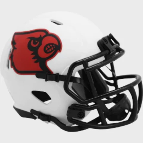 Louisville Cardinals NCAA Mini Speed Football Helmet LUNAR - NCAA Cover