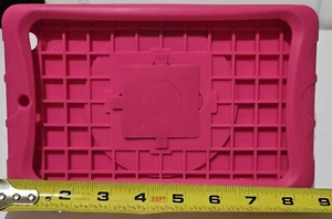 Tablet Protector-8.5 in x 5.5 in ,Pink Silicone - Picture 1 of 5