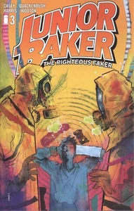 CUBIERTA JUNIOR BAKER THE JUSTS FAKER #3 A RYAN QUACKENBUSH CARDSTOCK EN MUY BUEN ESTADO/NUEVO - Imagen 1 de 1