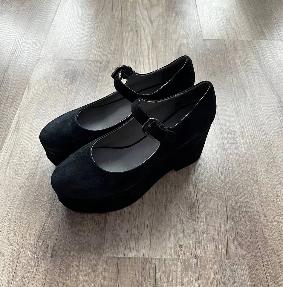 Zapatos Jel Sander Helled Negro Gamuza Talla 37 Foto 1 de 4