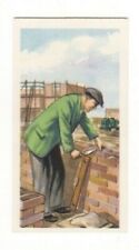 Men at Work Cards 1959 Bricklayer