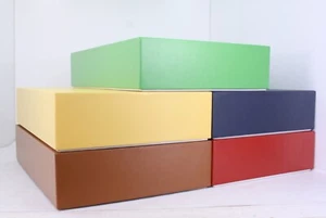 HO Scale Brass Replacement Box 12 x 8 Various Colors W/ Foam Wraps Label - Picture 1 of 51