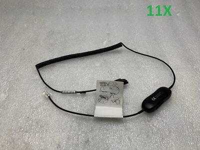 Lote de 11 nuevos cables inteligentes enrollados Jabra QD GN1200 88011-99 para auriculares Jabra Foto 1 de 4