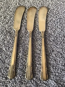 Vintage Lot Silberplatte Buttermesser Streuer WALLACE Lot 3 - Bild 1 von 6