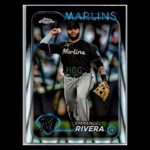 2024 Topps Chrome Update - #USC181 Emmanuel Rivera RayWave Refractor - Picture 1 of 2