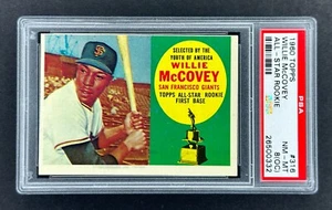 1960 Topps #316 Willie McCovey RC (S.F. Giants) PSA 8 NM/MT (OC) ROOKIE! - Picture 1 of 2