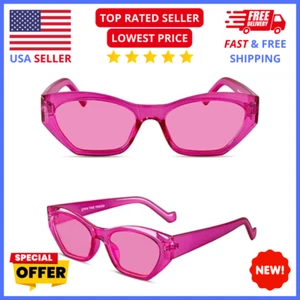 Occhiali da sole Y2K Cat Eye - rosa, stile vintage, moda estiva alla moda per donna - Foto 1 di 2