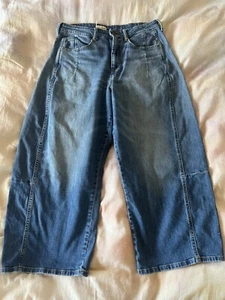 The Kenna Mid-Rise Heritage Barrel Jeans by Pilcro 30 - Picture 1 of 9