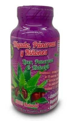 Amazing Natural Higado, Pancreas y Rinones 60Tab - Imagem 1 de 2