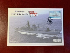 BAHAMAS 2001 FDC MERCURY ROYAL NAVY SHIPS HMS NORFOLK 01 - Picture 1 of 1