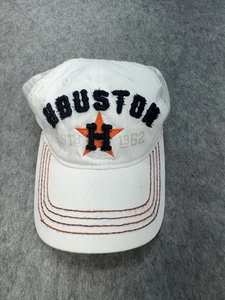 Houston Astros Hat New Era 9TWENTY Men's Adjustable White Orange - Picture 1 of 7