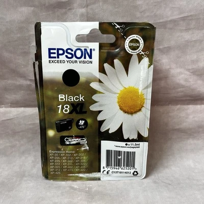 Cartucho de tinta negro Epson 18XL original nuevo y sellado Foto 1 de 4
