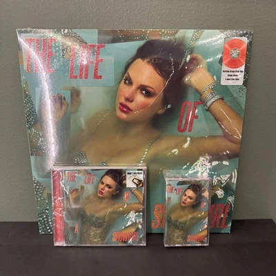 TAYLOR SWIFT Life Of A Showgirl Bundle LP CD Cassette Brand New Collection 2025 - Image 1 of 4
