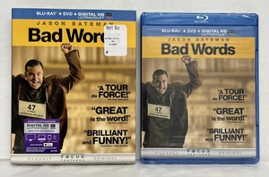 Bad Words (Blu-ray + DVD + Slipcover, 2014, 2-Disc Set) Jason Bateman New/Sealed - Picture 1 of 8