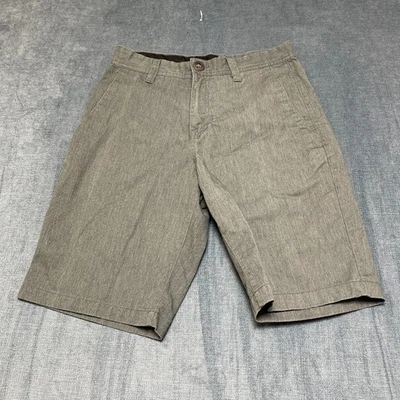 Volcom True To This Frickin Chino Shorts Womens 28 Gray Relaxed Fit Streetwear - Image 1 of 4