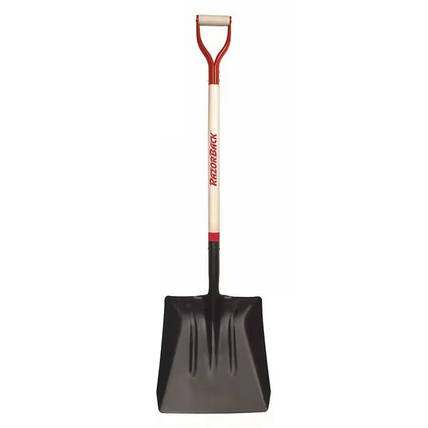 Asphalt/Coal Square Point Shovel, 14 ga #4 Blade, Steel Blade, Not Applicable, - Image 1 of 1