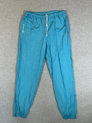 Sergio Tacchini Pants Men 34 Blue Track Athletic Running 90s Windbreaker Vintage - Image 1 of 4