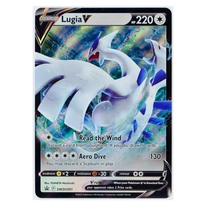 Pokémon Lugia V 2023 Espada y Escudo Estrella Negra Promo Jumbo #SWSH301 Casi Como Nuevo - Imagen 1 de 3