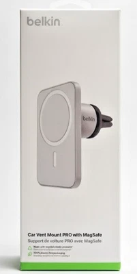 New Belkin Car Vent Mount Pro with Magsafe Gray - Image 1 of 3