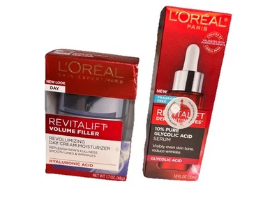 Crema de día y noche rejuveneciente con ácido glicólico 10 % puro L'Oréal Paris Revitalift Foto 1 de 2