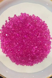 2.5mm Round Very Beautiful Natural Pink Ruby 1.00ct - Picture 1 of 4