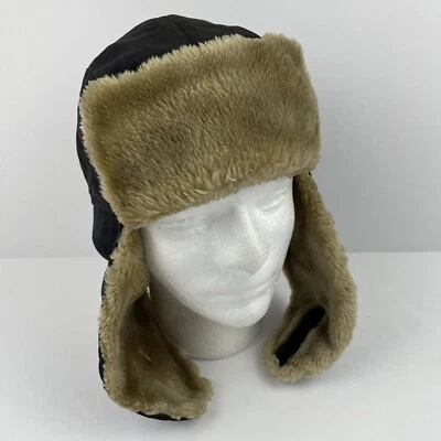 Weatherproof Trapper Hat L Nylon Blend Shell Soft Fleece Lining Hunting Skiing - Image 1 of 4