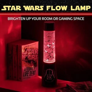 Star Wars Plastic Flow Lava Lamp Rocket Gaming Glitter Motion Kids Night Light - Picture 1 of 6