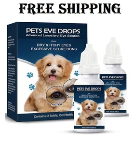 Cataract Drops for Dogs, Dog Eye Drops, Improve Vision Clarity, Improve Eye Visi - Picture 1 of 5