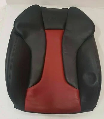 AUDI S3 A3 MK3 8V 2013-2019 ASIENTO DELANTERO IZQUIERDO CUERO RESPALDO CUBIERTA MATERIAL Foto 1 de 4