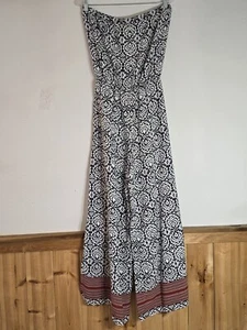 MSK Multi Color Wide Leg Jumpsuit 100% rayon - Picture 1 of 10