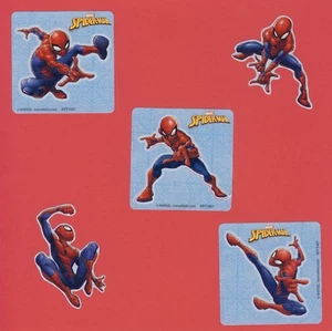 15 Spider-Man Shaped Large Stickers - Party Favors - Rewards - Marvel - Picture 1 of 1
