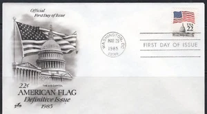 US Scott #2114 "Flag over Capitol" 22 cent FDC - Picture 1 of 1