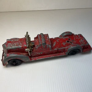 Vintage HUBLEY Kiddie Druckguss Spielzeug Feuerwehrauto #473 - Made in U.S.A. - Bild 1 von 17