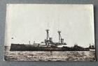 H.M.S. Vanguard 17,900 Tons Steam Ship Ww1 Post Card