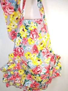 Infant Floral Rumba rear Sun suit Romper Child's Small 6 months New Hair Bow - Imagen 1 de 10