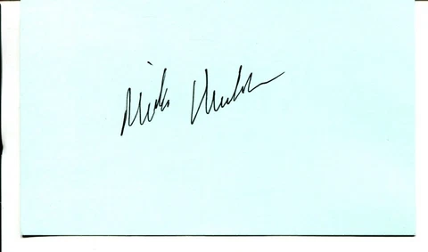 ARKANSAS gov & presidential candiate MIKE HUCKABEE signed AUTOGRAPH 9800 Cover