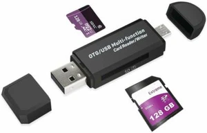 USB 2.0 3.0 SD Memory Card Reader SDHC SDXC MMC Micro Mobile T-FLASH - Picture 1 of 5