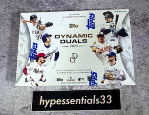 2025 Topps Dynamic Duals MLB Baseball Hobby Box New Factory Sealed IN HAND - Picture 1 of 5