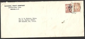 (BL) Mexico 1974 CUYAMEL FRUIT COMPANY Cover to USA - Picture 1 of 2