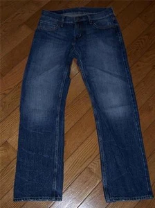 VAQUEROS DE MEZCLILLA LEVI 514 DE AJUSTE RECTO AJUSTADOS PARA HOMBRE CON 30"" L 30"" LAVADOS AZUL ÍNDIGO - Imagen 1 de 1